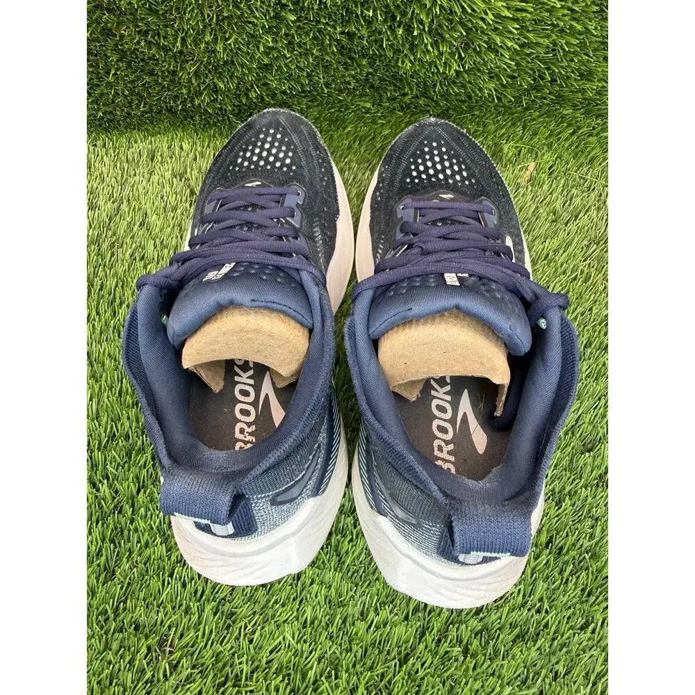 Brooks Glycerin GTS 23 1204921B453 Athletic Sneaker Womens 6.5B Blue Knit Sports
